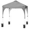 Pop Up Canopy Tent 6.6x6.6ft Outdoor Adjustable Height Steel Frame Portable
